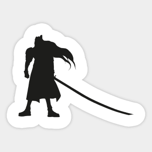 Minimalist Sephiroth, Final Fantasy 7 Sticker